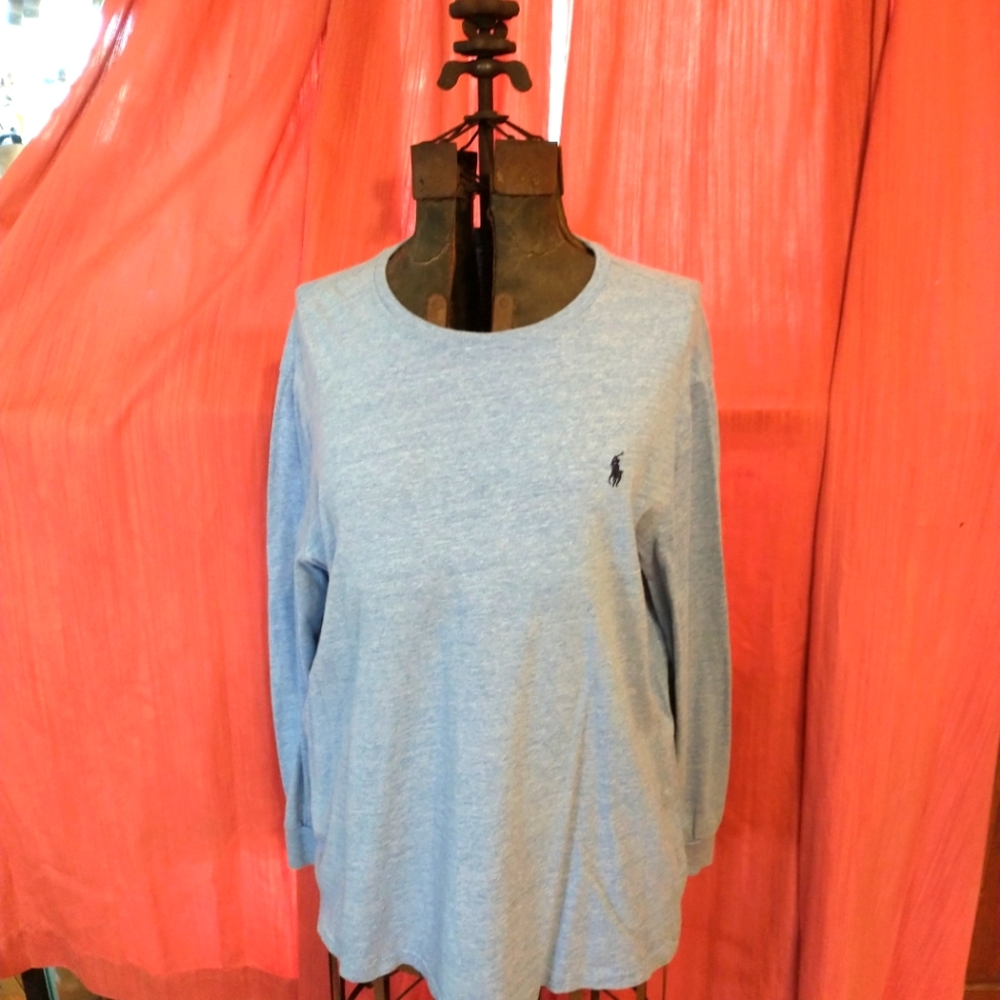 Men's large long sleeve polo t-shirt